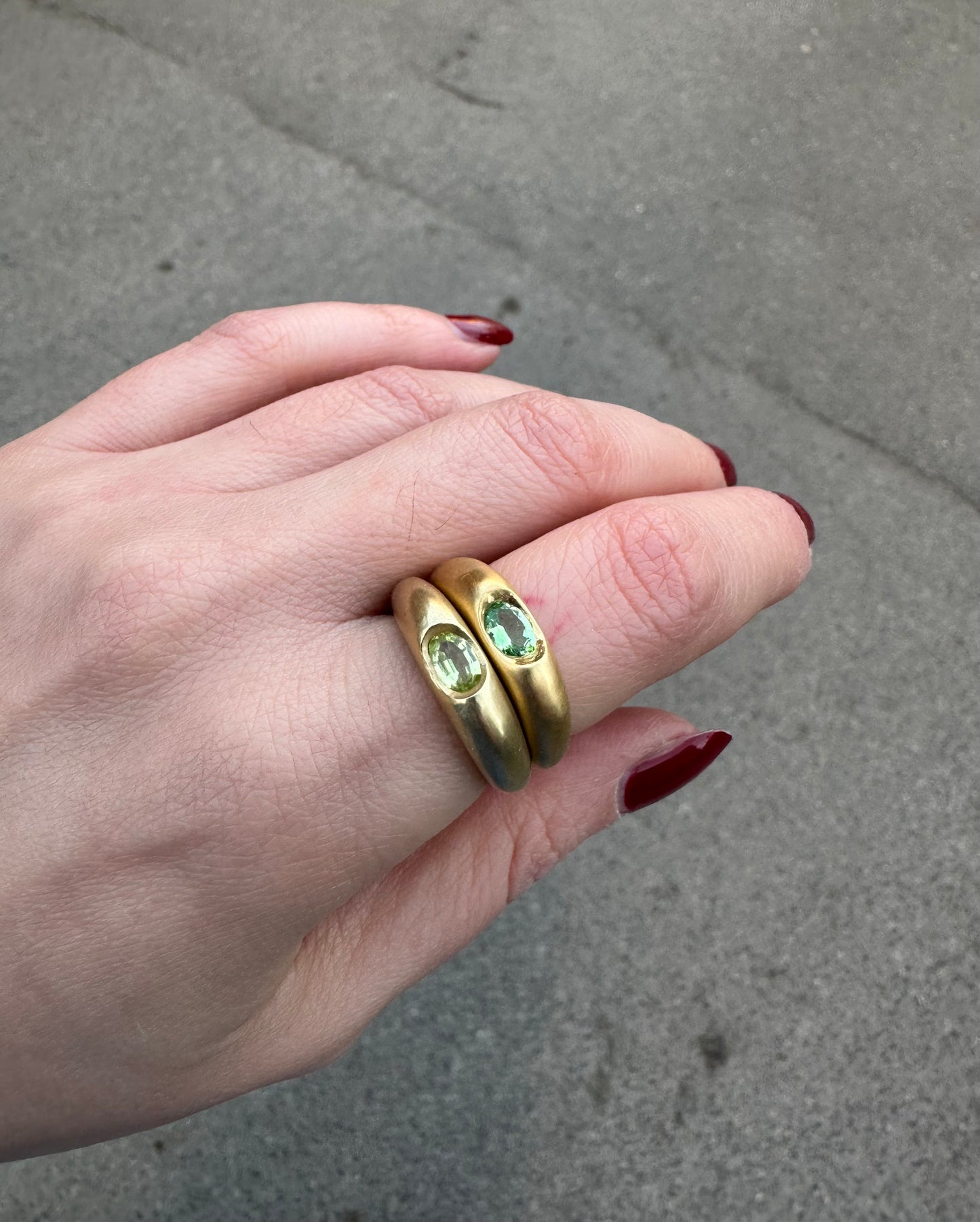 Orbed Ring - Gold Vermeil