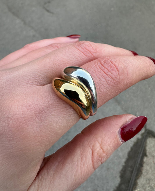 Wavy band - Gold Vermeil