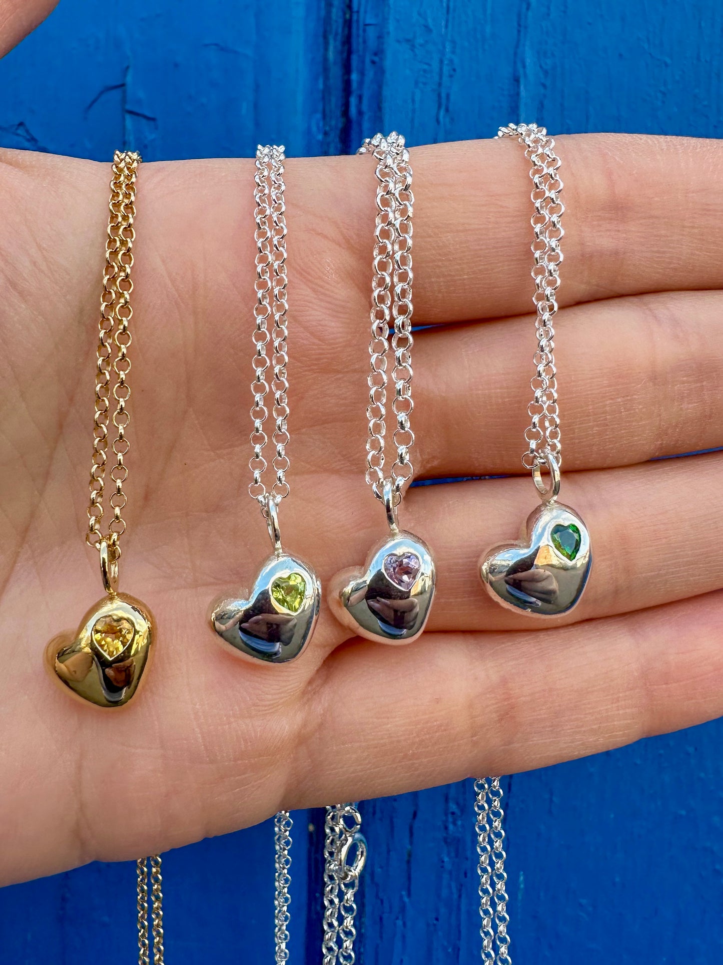 Bubble heart pendant
